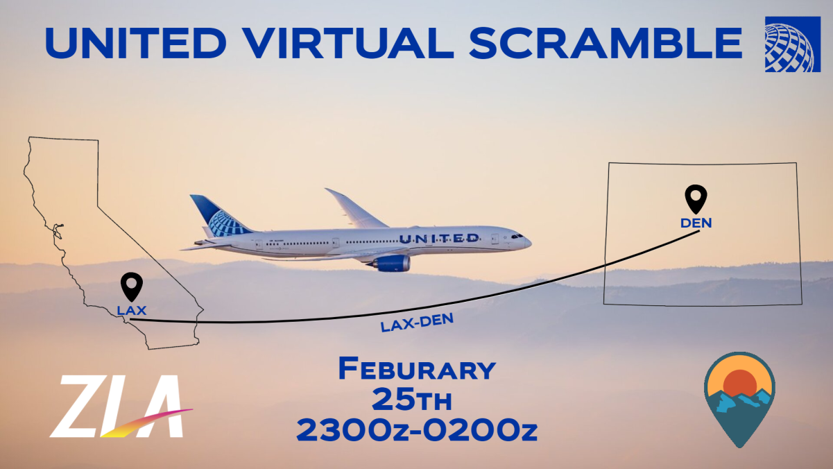 United Virtual Scramble - Los Angeles ARTCC